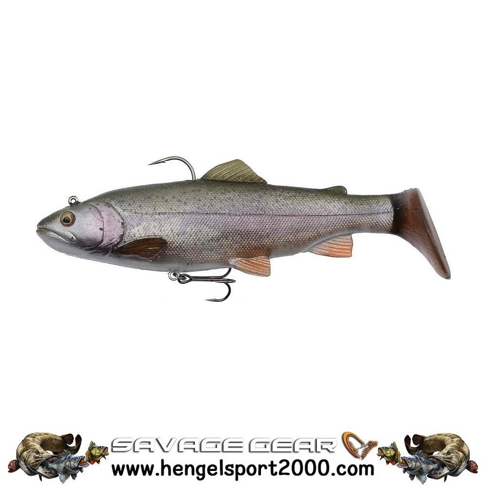 Savage Gear 4D Rattle Trout 17 cm | Green Silver