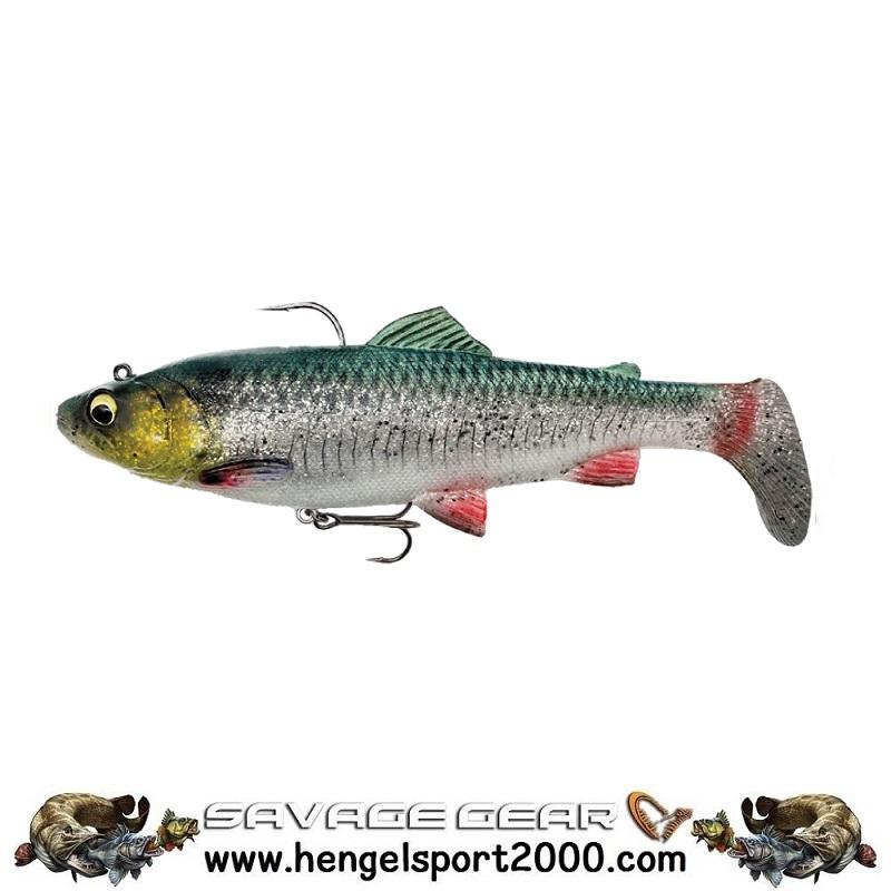 Savage Gear 4D Rattle Trout 17 cm | Green Silver