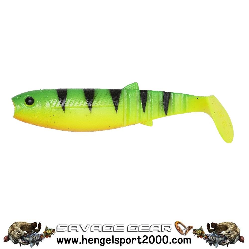 Savage Gear Cannibal Shad 6,8 cm | White and Black
