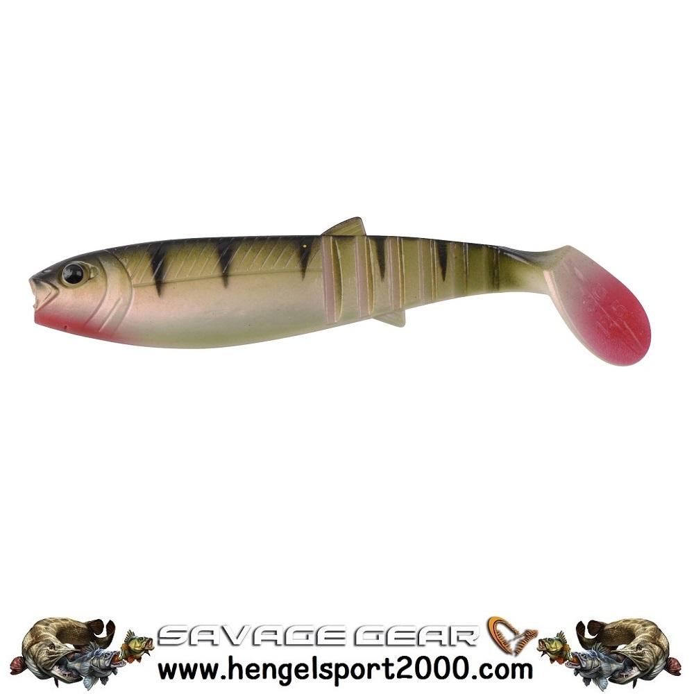 Savage Gear Cannibal Shad 6,8 cm | White and Black