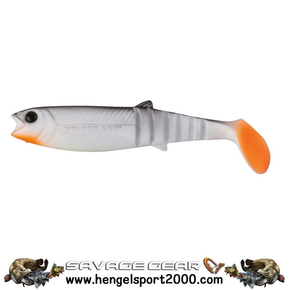 Savage Gear Cannibal Shad 8 cm | White and Black