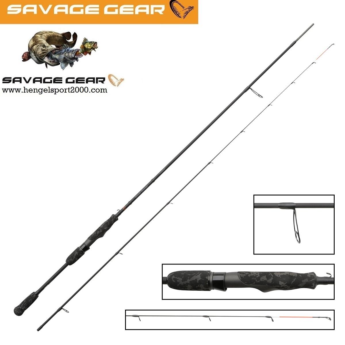 Savage Gear Black Savage Dropshot Rod 223 cm 2 - 12 gram