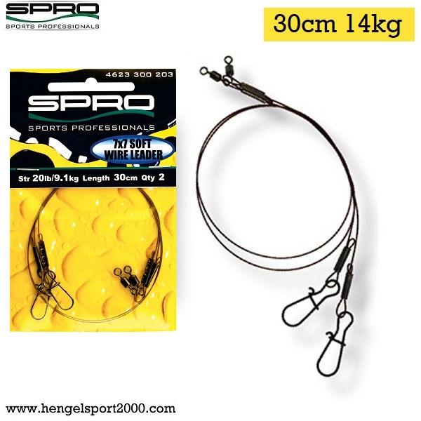 Spro Pike Fighter Wire Leader 7x7 | 30 cm 18 kg