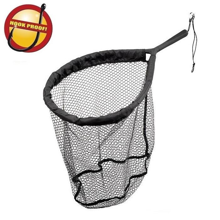 Savage Gear Finezze Landing Net 40x50x50cm Rubber Mesh 20mm