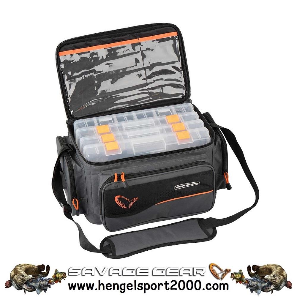 Savage Gear System Box Bag L 4 Boxen
